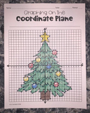 Christmas Tree Graphing on the Coordinate Plane Mystery Picture