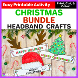 Christmas Tree Headband | Santa Hat | Reindeer Antler Crow