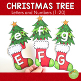 Christmas Tree Letter and Number Cards