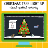 Christmas Tree Light Up - Visual-spatial activity