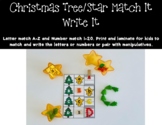 Christmas Tree Match It Write It