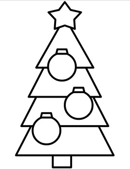 Preview of Christmas Tree Math Craftivity