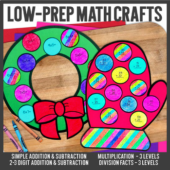 December Math Crafts | Christmas Math Activities | TpT
