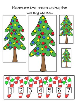 Christmas Tree Measurement FREEBIE by Exceptional Falcons | TPT