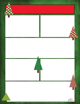 Preview of Christmas Tree Newsletter for Word_Generation 1