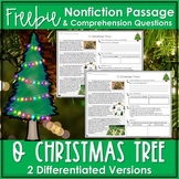 Christmas Tree Nonfiction Reading FREEBIE