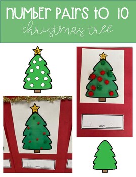 Preview of Christmas Tree Number Pairs to 10