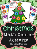 Christmas Tree Number Recognition Math Center Activity