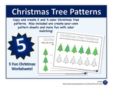 Christmas Tree Patterns: Visual Motor- Occupational Therap