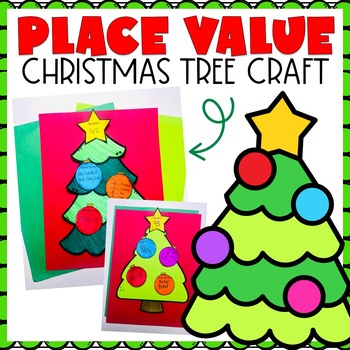 Christmas Tree Place Value Craft by CreatedbyMarloJ | TPT