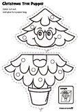 Christmas Tree Puppet Craft