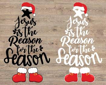 Download Christmas Tree SVG Jesus is the reason for the season ...