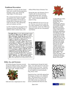 Preview of Christmas Tree Scavenger Hunt Information Text Pack