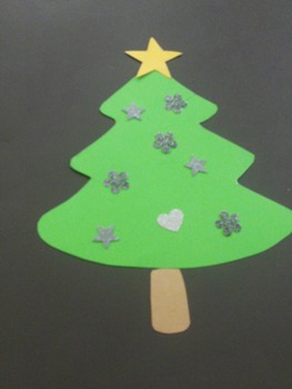 Christmas Tree Template by Melissa Burgess | TPT