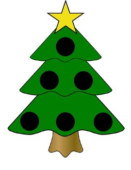 Christmas Tree Token Board by bailey lick | TPT
