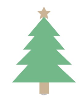 Preview of Christmas Tree/Winter Pine Tree Free Printables!