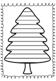 Christmas Tree Writing Template