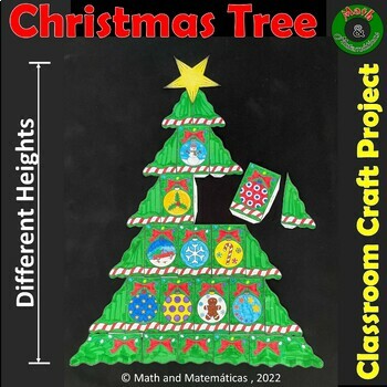 Preview of Christmas Tree with Ornaments - Door Decoration - Christmas Collaborative Craft