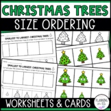 Christmas Trees Size Ordering | Order by Size Math Centers