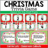Christmas Trivia for Staff Meeting or Staff Party