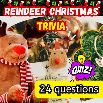 Christmas Trivia Game | Rudolph The Red Nosed Reindeer quiz game + coloring
