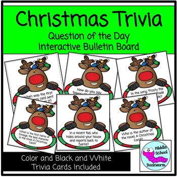 Christmas Trivia Questions of the Day by Middle School Bookworm | TpT