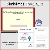 Christmas Trivia Quiz G3-5