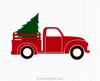 Download Christmas Truck SVG,Christmas Tree Truck svg, Christmas ...
