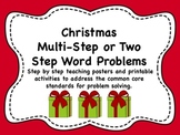 Christmas Two Part or Multi-Step Word Problems