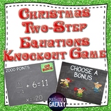 Christmas Two-Step Equations Game