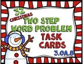 Christmas Math Scoot Two Step Word Problem (Common Core Al