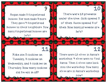 Christmas Two Step Word Problems By Abby Ricketts 