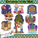 Christmas Around the World Clip art USA