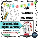 Christmas Ugly Science Lab Coat Review and Christmas Sweat