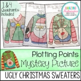 Christmas Math Activity - Ugly Sweaters Plotting Points - 