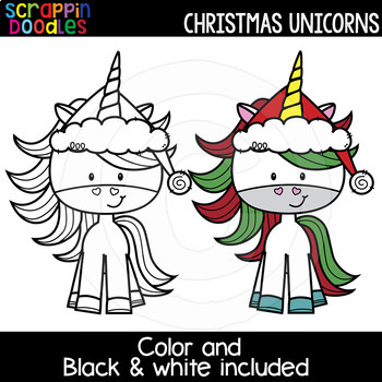 Download Christmas Unicorn Clipart Scrappin Doodles Clipart By Scrappin Doodles