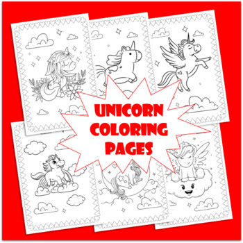 Christmas Unicorn Coloring Pages |16 Xmas Coloring Sheets | December ...