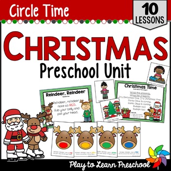 Preview of Christmas Unit | Lesson Plans - Activities for Preschool Pre-K