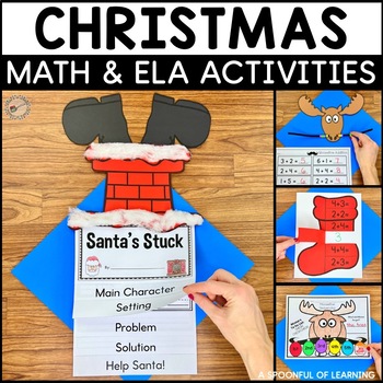 Preview of Christmas Math and Literacy Activities | Christmas Crafts | Christmas Unit
