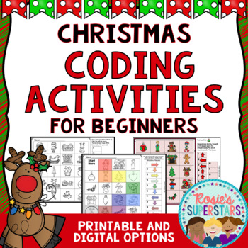 Preview of Christmas Coding Activities for Beginners | Great for Hour of Code™