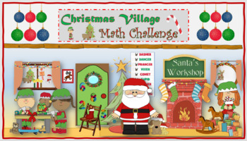 Preview of Christmas Village Math Challenge