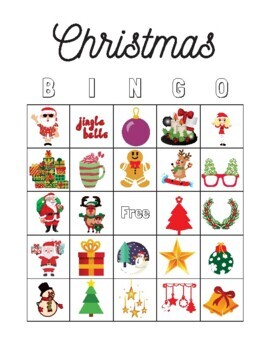 Christmas Vocabulary Bingo Game. ESL. EFL. Holidays. | TPT