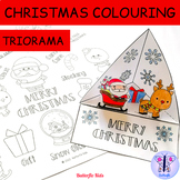 Christmas Vocabulary Coloring Page Word Search and Trioram