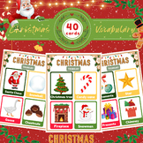 Christmas Vocabulary Flashcards | Christmas Vocabulary Pic