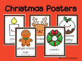 Christmas Vocabulary Posters (English Version)