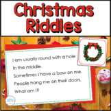 Christmas Vocabulary Riddles and Activities