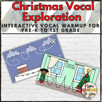 Preview of Christmas Vocal & Pitch Exploration & Coloring Pages