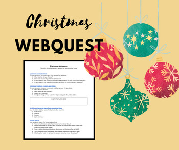 Preview of Christmas Webquest