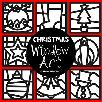 Preview of Christmas Window Art