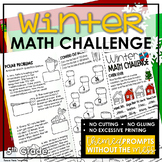 Christmas Winter 5th Grade Math Review Challenge | Math Te